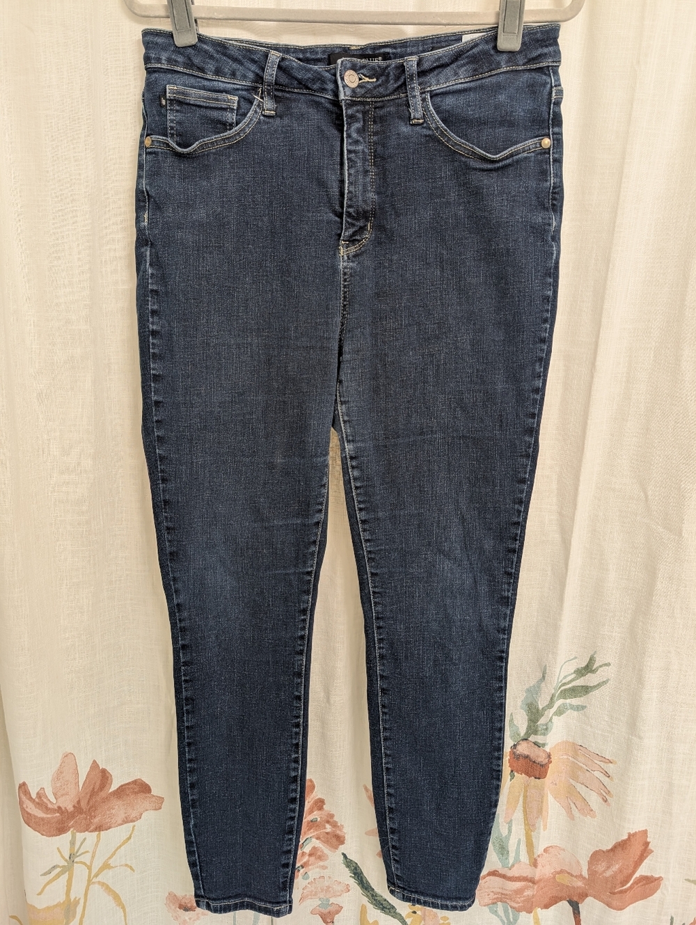 Judy Blue Skinny Jeans Women 13/31 Dark Wash Stretch Denim Mid Rise
